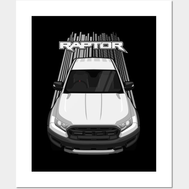 Ford Ranger Raptor 2019-2020 - White Wall Art by V8social